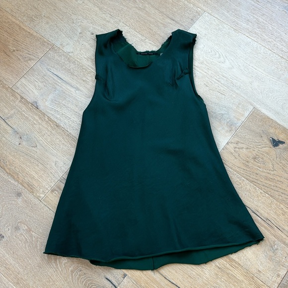 Brazeau Tricot Silk Ribbon Tank Sz 3 (L) - Picture 3 of 9